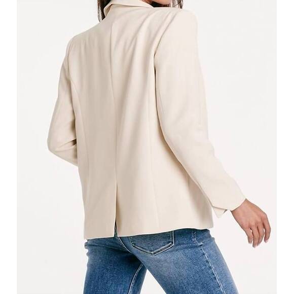 NEW ANOTHER LOVE berkley long sleeve blazer in birch